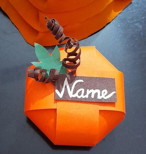 手工制作南瓜姓名卡，轻松打造节日优雅餐桌-第14张图片-趣作屋