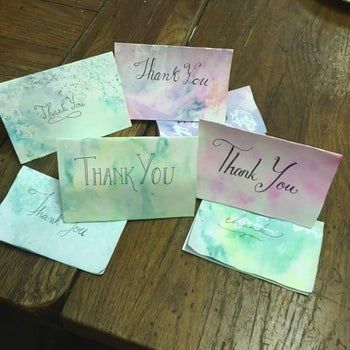 在家轻松制作多彩水彩感谢卡教程-第11张图片-趣作屋