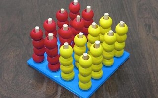 手工制作三维四连棋教程，亲子互动超有趣