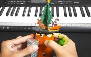 超炫会跳舞的节日机关装置制作教程