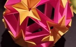 零成本手工折纸星星球教程