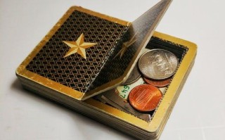 手工制作隐藏贵重物品的空心扑克牌教程