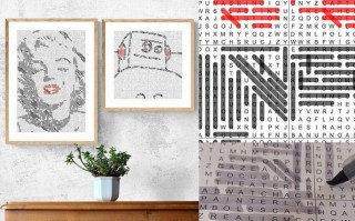 免费可打印的创意解谜游戏教程：用单词揭开隐藏图像