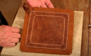 新手也能学会的皮具隔热垫手工制作教程