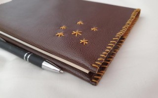 手工DIY仿皮书本封面教程，简单又实用的缝制方法