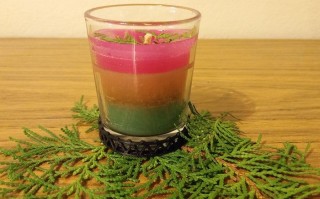 自制十二月之韵香薰蜡烛教程