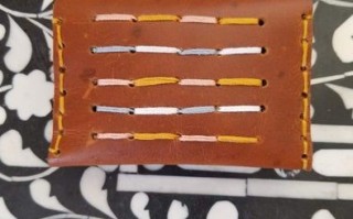 手工制作皮革刺绣钱包教程，超详细步骤一看就会