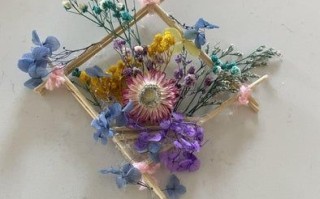 DIY自然风干花挂饰制作教程