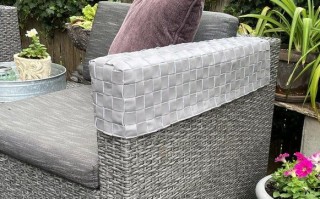 手工DIY沙发扶手套教程，轻松翻新旧家具