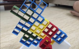 手工制作俄罗斯方块塔式游戏教程，锻炼思维和动手能力