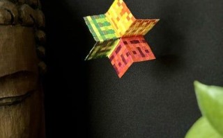 超简单彩色纸转盘手工制作教程