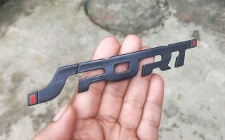 在家DIY汽车运动标志3D贴纸徽章教程