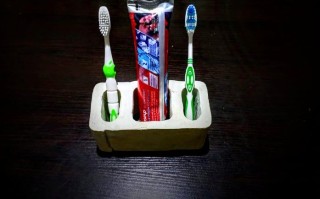 白水泥DIY牙刷架制作教程-家庭手工模具教程