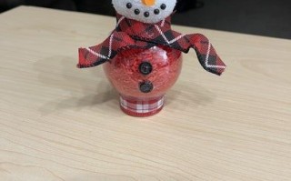 轻松DIY可爱圣诞雪人装饰教程