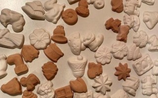 废旧巧克力日历模具改造石膏装饰品教程