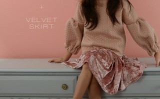 六岁女童泡泡袖毛衣与裙子DIY教程