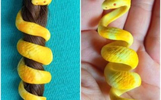 DIY黏土蛇形发饰教程-6步打造独特爬宠造型