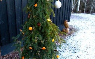 简易环保风圣诞树与挂饰DIY教程