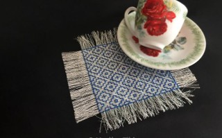 手工刺绣杯垫制作教程