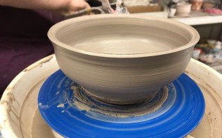 电动陶轮制作小型陶碗全流程教程