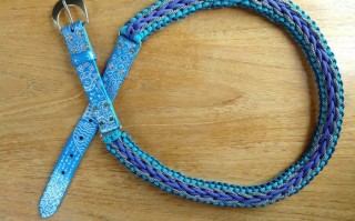 DIY手工伞绳皮革腰带制作教程
