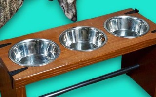 DIY狗狗喂食架制作教程，简单实用又省钱