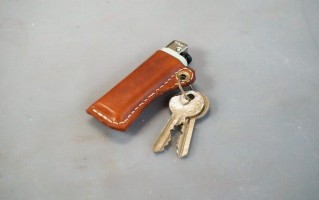手工制作皮质打火机套教程，实用又帅气