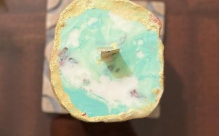 家庭DIY圣诞蜡烛教程：纯白大理石风蜡烛