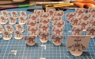 低成本手工制作战锤40K纸模型教程