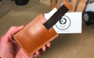 手工制作带拉绳的钱包卡片夹教程