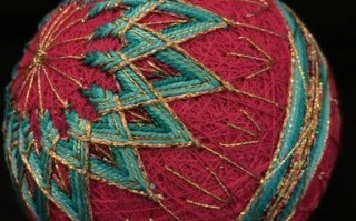 传统菊花样团子球手工制作教程