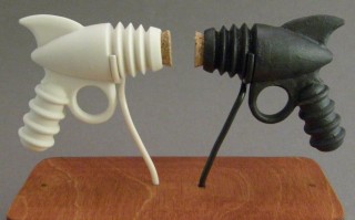 自制蜡模射线枪教程：石膏模具与高温烧制全流程