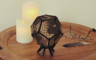 用密度板和3D打印打造十二面体地球模型，附详细制作教程