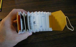 超薄手风琴式钱包DIY教程