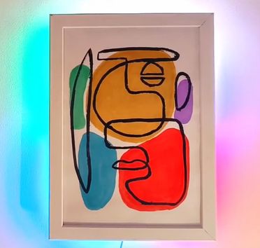 亲手打造立体派互动艺术灯:把毕加索风格变成会变色的智能画作-第2张图片-趣作屋 亲手打造立体派互动艺术灯:把毕加索风格变成会变色的智能画作-第2张图片-趣作屋