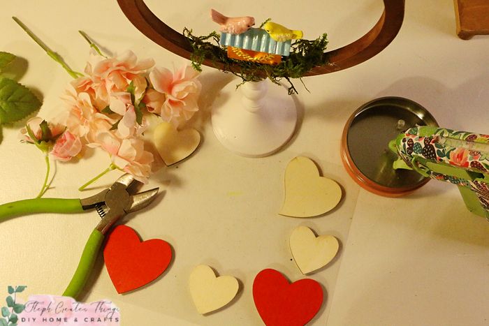 手工制作情人节花环挂饰教程，简单又浪漫-第5张图片-趣作屋