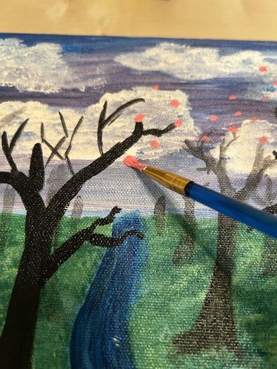 新手也能轻松上手的樱花油画教程-第23张图片-趣作屋 新手也能轻松上手的樱花油画教程-第23张图片-趣作屋