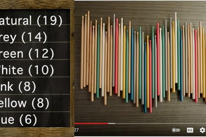 低成本DIY鼓棒墙面装饰教程,打造个性客厅-第7张图片-趣作屋 低成本DIY鼓棒墙面装饰教程,打造个性客厅-第7张图片-趣作屋