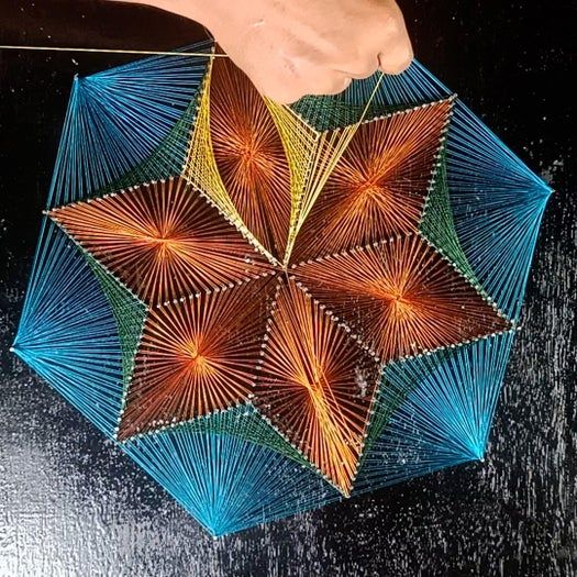 用线做图案的创意手工教程,零基础也能轻松上手-第32张图片-趣作屋 用线做图案的创意手工教程,零基础也能轻松上手-第32张图片-趣作屋