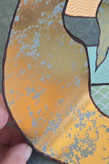 手工DIY海洋主题拼贴画教程 - 制作创意礼物的详细步骤-第12张图片-趣作屋