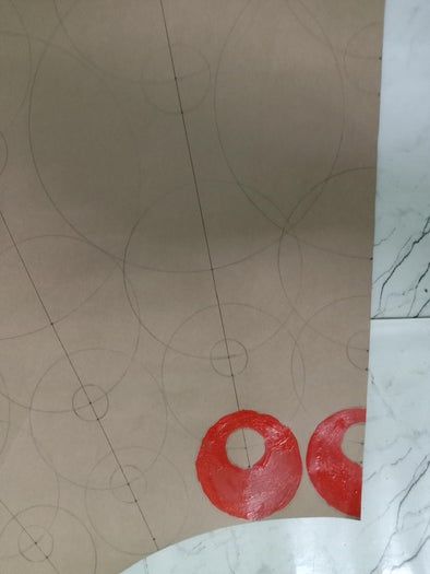 用圆周率π创意DIY墙面装饰大扇子教程-第9张图片-趣作屋 用圆周率π创意DIY墙面装饰大扇子教程-第9张图片-趣作屋