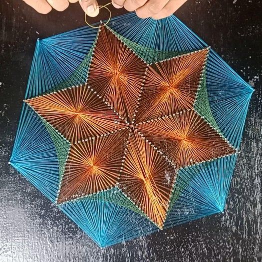 用线做图案的创意手工教程,零基础也能轻松上手-第29张图片-趣作屋 用线做图案的创意手工教程,零基础也能轻松上手-第29张图片-趣作屋