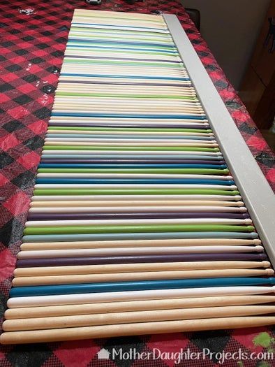 低成本DIY鼓棒墙面装饰教程,打造个性客厅-第10张图片-趣作屋 低成本DIY鼓棒墙面装饰教程,打造个性客厅-第10张图片-趣作屋