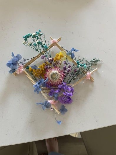 DIY自然风干花挂饰制作教程-第12张图片-趣作屋