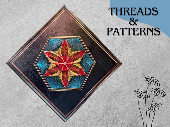 用线做图案的创意手工教程,零基础也能轻松上手-第1张图片-趣作屋 用线做图案的创意手工教程,零基础也能轻松上手-第1张图片-趣作屋