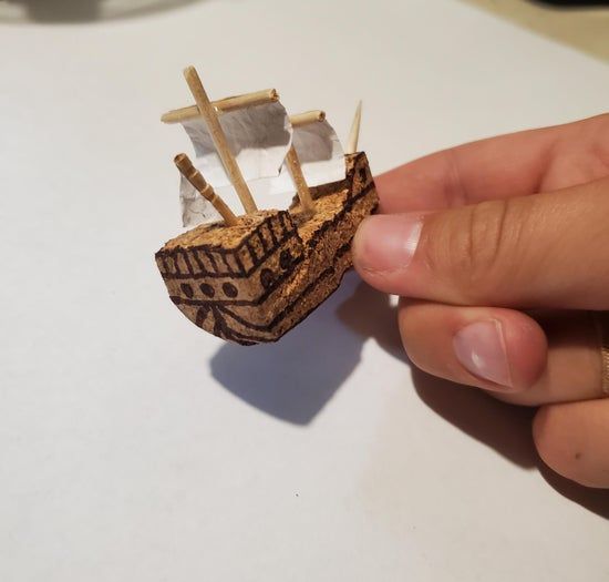 用软木塞低成本DIY海盗船模型,还能浮在水上!-第8张图片-趣作屋 用软木塞低成本DIY海盗船模型,还能浮在水上!-第8张图片-趣作屋