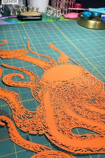 环保主题剪纸艺术教程:用减法创作海洋警示作品-第6张图片-趣作屋 环保主题剪纸艺术教程:用减法创作海洋警示作品-第6张图片-趣作屋