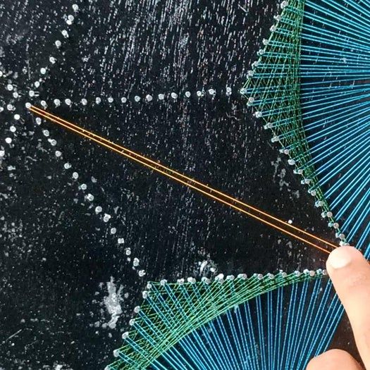 用线做图案的创意手工教程,零基础也能轻松上手-第25张图片-趣作屋 用线做图案的创意手工教程,零基础也能轻松上手-第25张图片-趣作屋