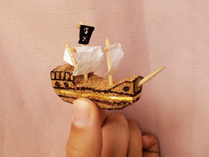 用软木塞低成本DIY海盗船模型,还能浮在水上!-第14张图片-趣作屋 用软木塞低成本DIY海盗船模型,还能浮在水上!-第14张图片-趣作屋