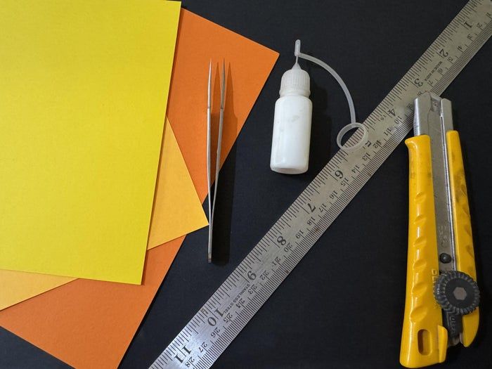 超实用手工教程：用彩色卡纸制作立体卷纸装饰品-第4张图片-趣作屋